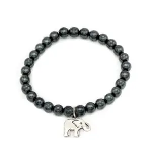 Bracelet Mopane with Sterling Silver elephant