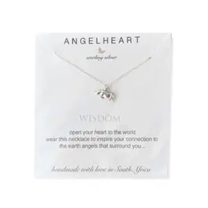 Silver Necklace with Silver Rhino Pendant