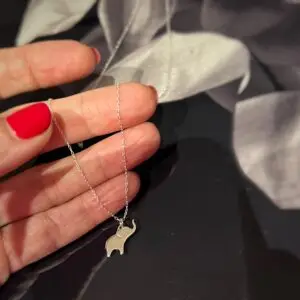 Necklace with Elephant or Rhino pendant