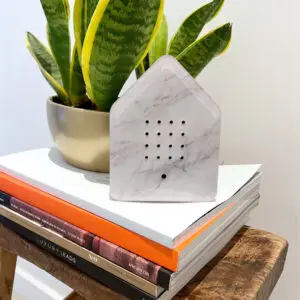 Zwitscherbox Marble White