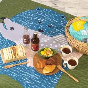 Pack and Play Furoshiki Animal Print Water Repellent 100cm