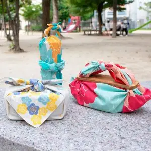 Double-Sided Furoshiki Adeline Klam 50 cm & 100 cm