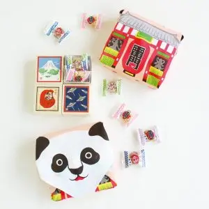 Furoshiki Japanese Prints for smaller gifts 48 cm