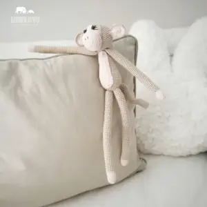 Handmade Cuddly Monkey - Knuffel